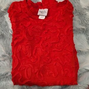 Maggie Breen Red Textured Dress